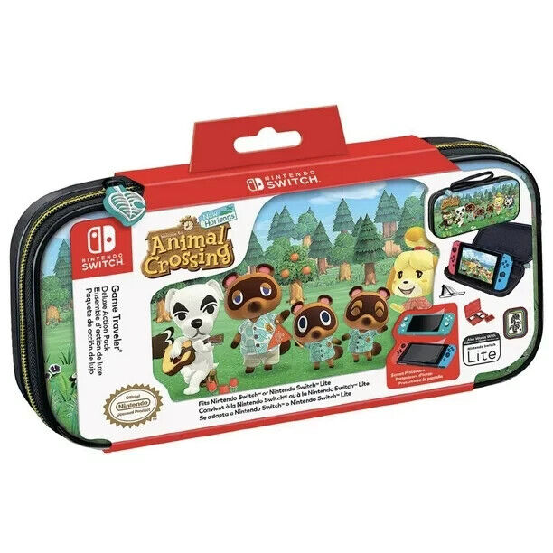 Nintendo Switch/Lite Game Traveler Deluxe Pack, Animal Crossing Edition