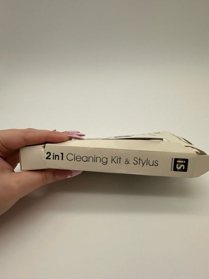 2 In 1 Cleaning Kit and Stylus For Tablets and IPhones, OPEN BOX