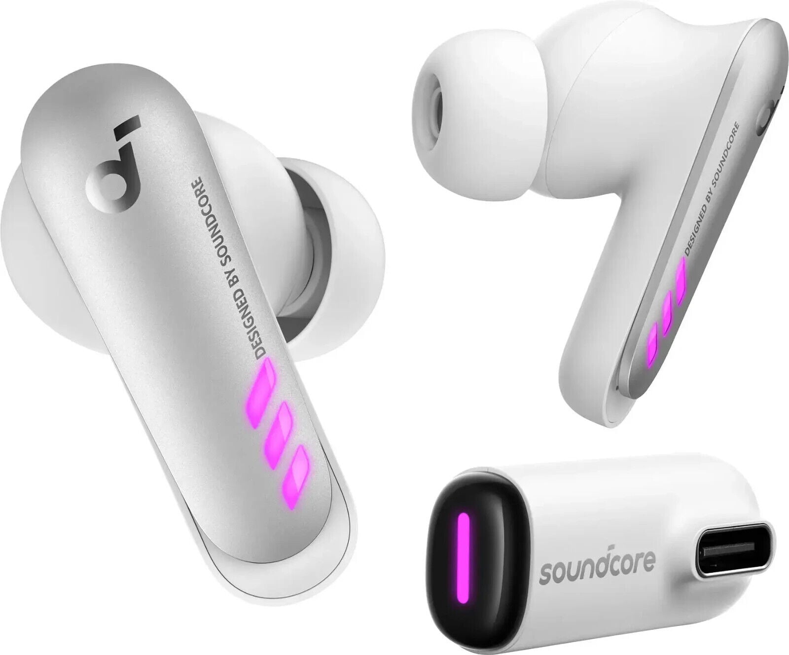 Anker Soundcore VR P10 (A3850Z21) Bluetooth RF Wireless Earbuds - White