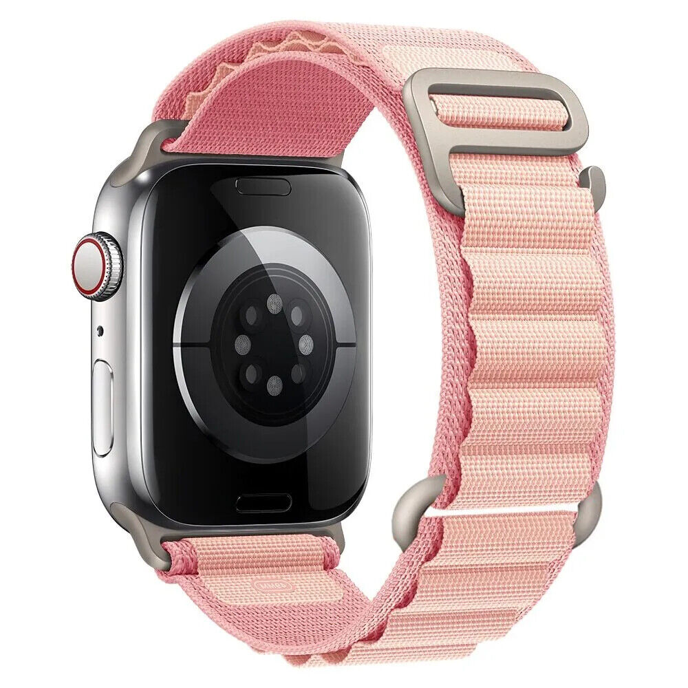 Listen Smart Adjustable Woven Band For Apple Watch 38/40/41mm w/ Metal Connector