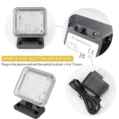LED Light Anti-Thief Simulator Burglar Deterrent Home Security LED Device