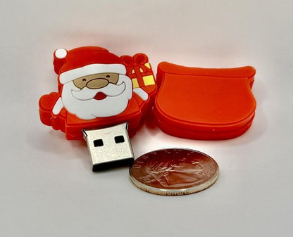 Dinosaur Driver Character USB Flash Drive 8GB | Santa Clause - Red