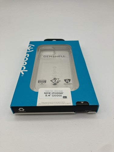 Speck Products GemShell iPhone 12 Mini Case/5.4" 2020, Clear/Clear (137596-5085)