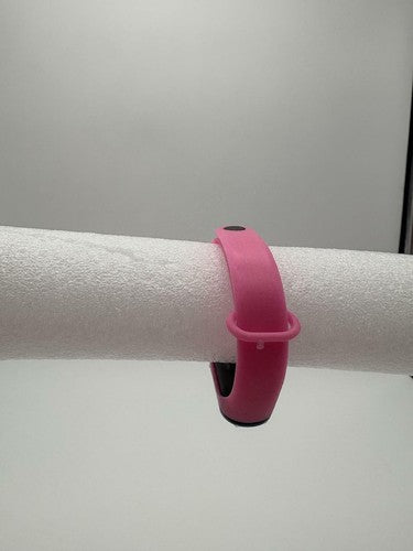 Smart Watch M8 Silicone Heart Rate Sport Watch for Kids- Pink With Flowers