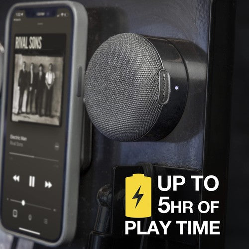 Scosche BTMSS-SP BoomCan MS Portable Magnetic True Wireless BT Speaker | Black