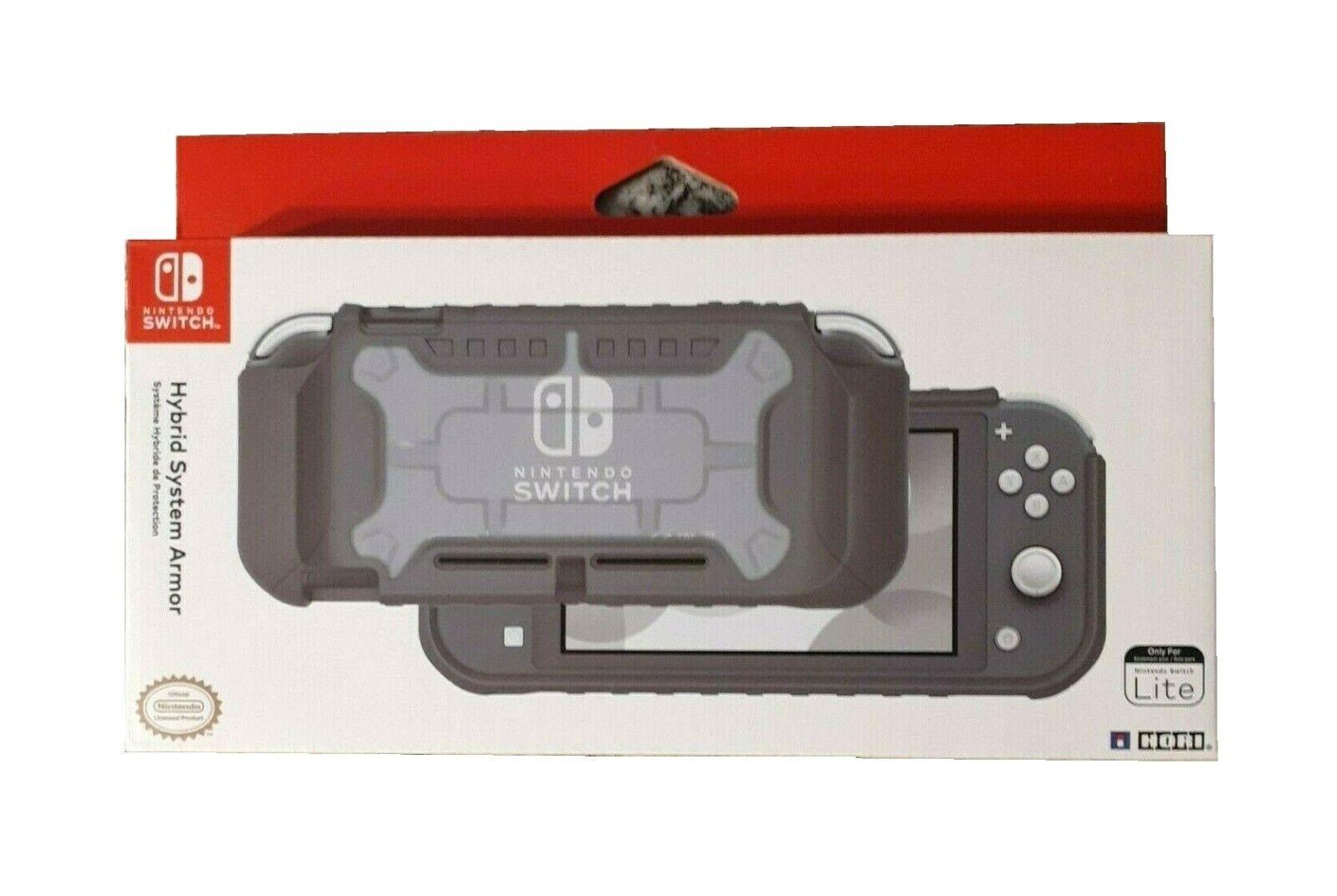 Nintendo Switch Lite Hybrid System Armor Protective Case Cover, Gray - LITE ONLY