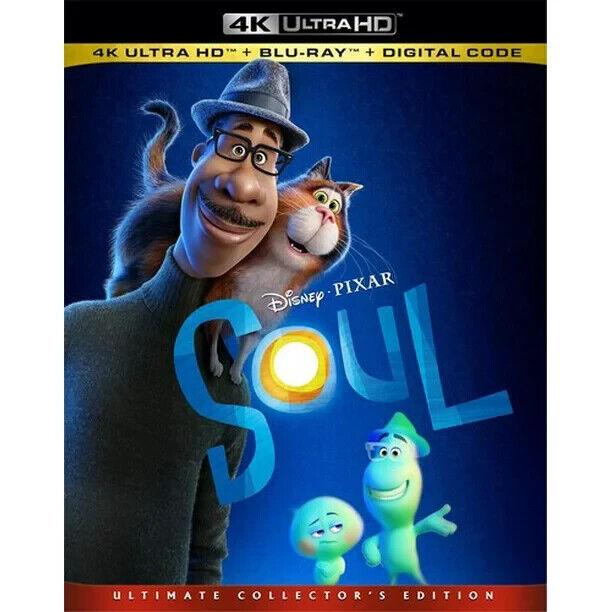 BRAND NEW SEALED - Disney Soul (4K Ultra HD + Blu-Ray + Digital, Pixar 2020)