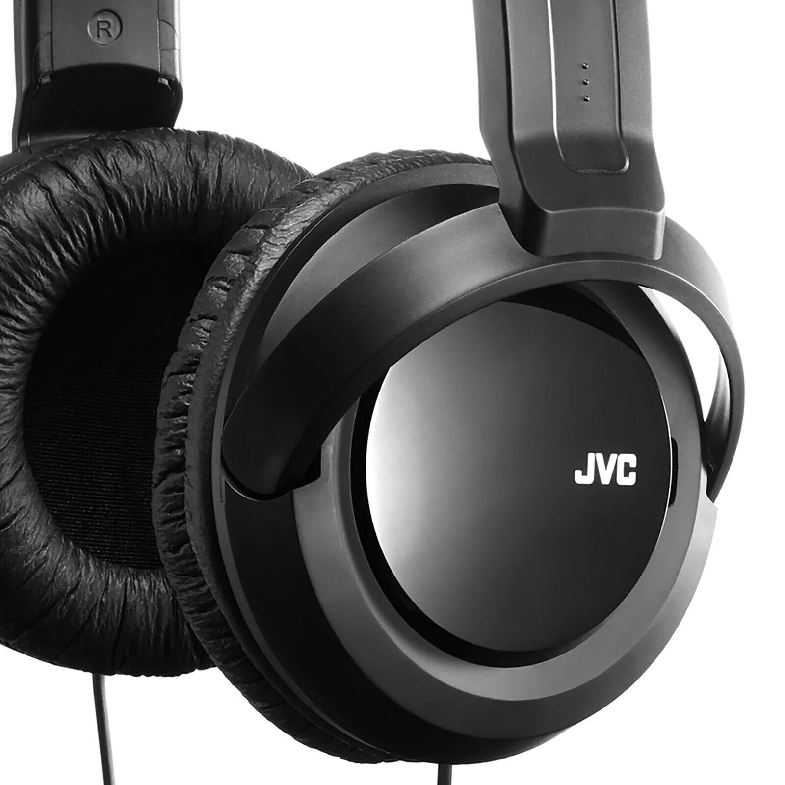 JVC HA-RX330 Over the Ear Wired Full Size Headphones - Black Deep Bass 2.5 m