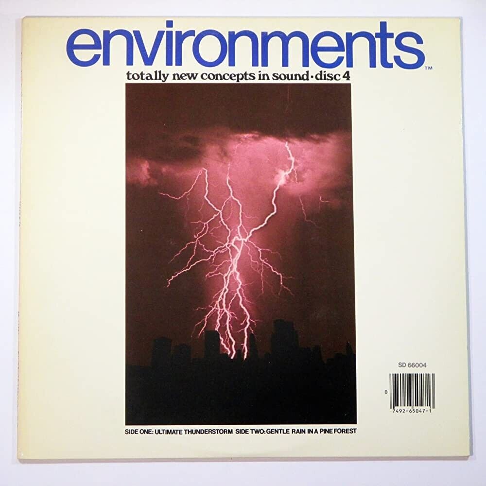 Environments: Totally New Concepts In Sound, Disc 4 - Vinyl Record LP. SD66004