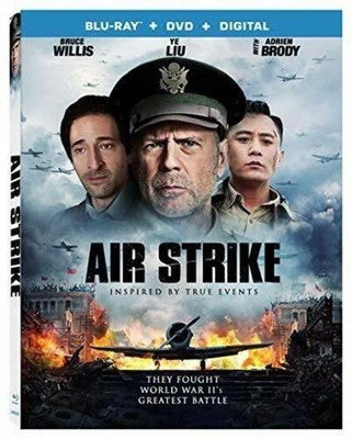 Bruce Willis, Ye Liu, & Adrien Brody | AIR STRIKE - Blu-Ray + DVD + Digital