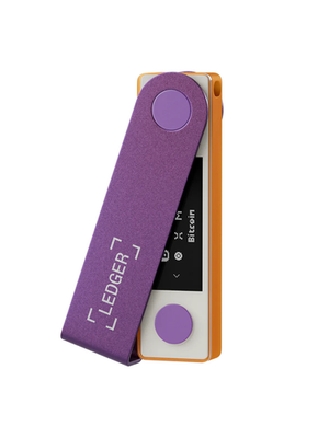 Ledger Nano X Hardware Wallet Purple - Orange - Black