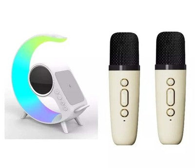 Karaoke Machine | Wireless Microphone | Cell Charging | Light | Bluetooth Audio