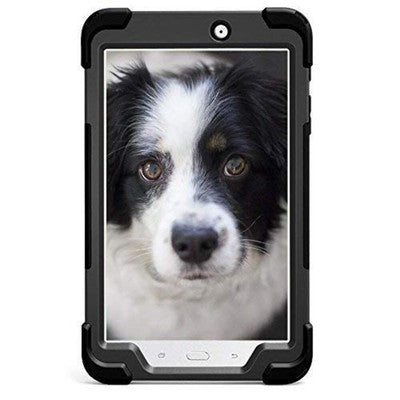 KIQ Shield Series Case for Samsung Galaxy Tab E/w 360 Kickstand and Hand Strap