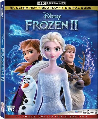 Disney - Frozen 2 4K Ultra HD + Blu-Ray + Digital Code + A Sing-a-long Version