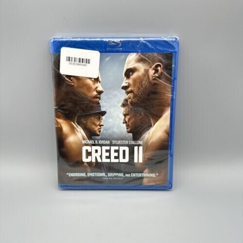 NEW! CREED II (Blu-ray) Michael B. Jordan, Sylvester Stallone, Tessa Thompson