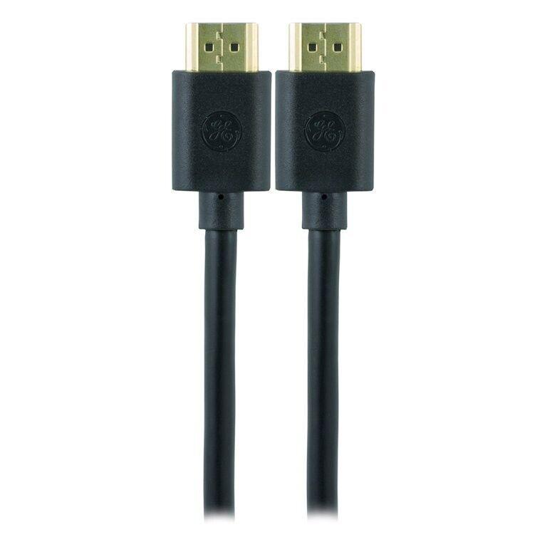 GE 4FT (1.2 Meters) HDMI UltraHD 4K Cable-Gold Connectors 33573