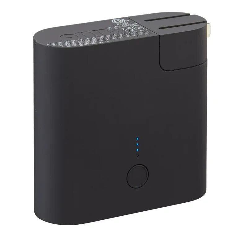 Onn 2-in-1 Multiple Port Portable Battery & Charger, USB & USB-C, 5000mAh/3.7V