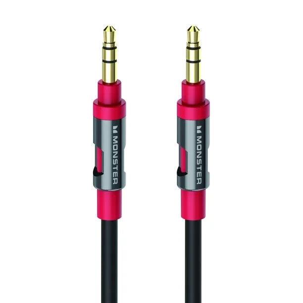 Monster 12-FT | 3.6 M Audio 3.5 MM AUX Cable Gold Contacts HD Audio Phone Tablet