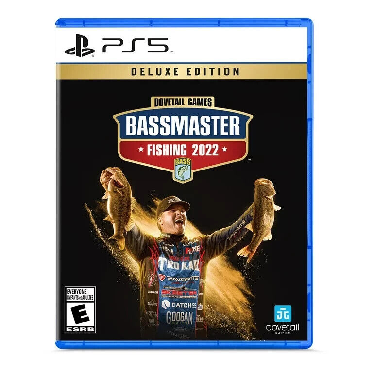 BRAND NEW SEALED - Bassmaster Fishing 2022: Deluxe Edition - PlayStation 5 (PS5)