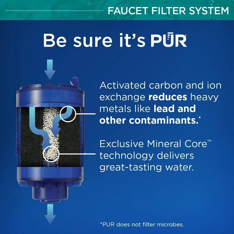 PUR Plus MAXION Mineral Core Filter PFM200B Faucet Attachment