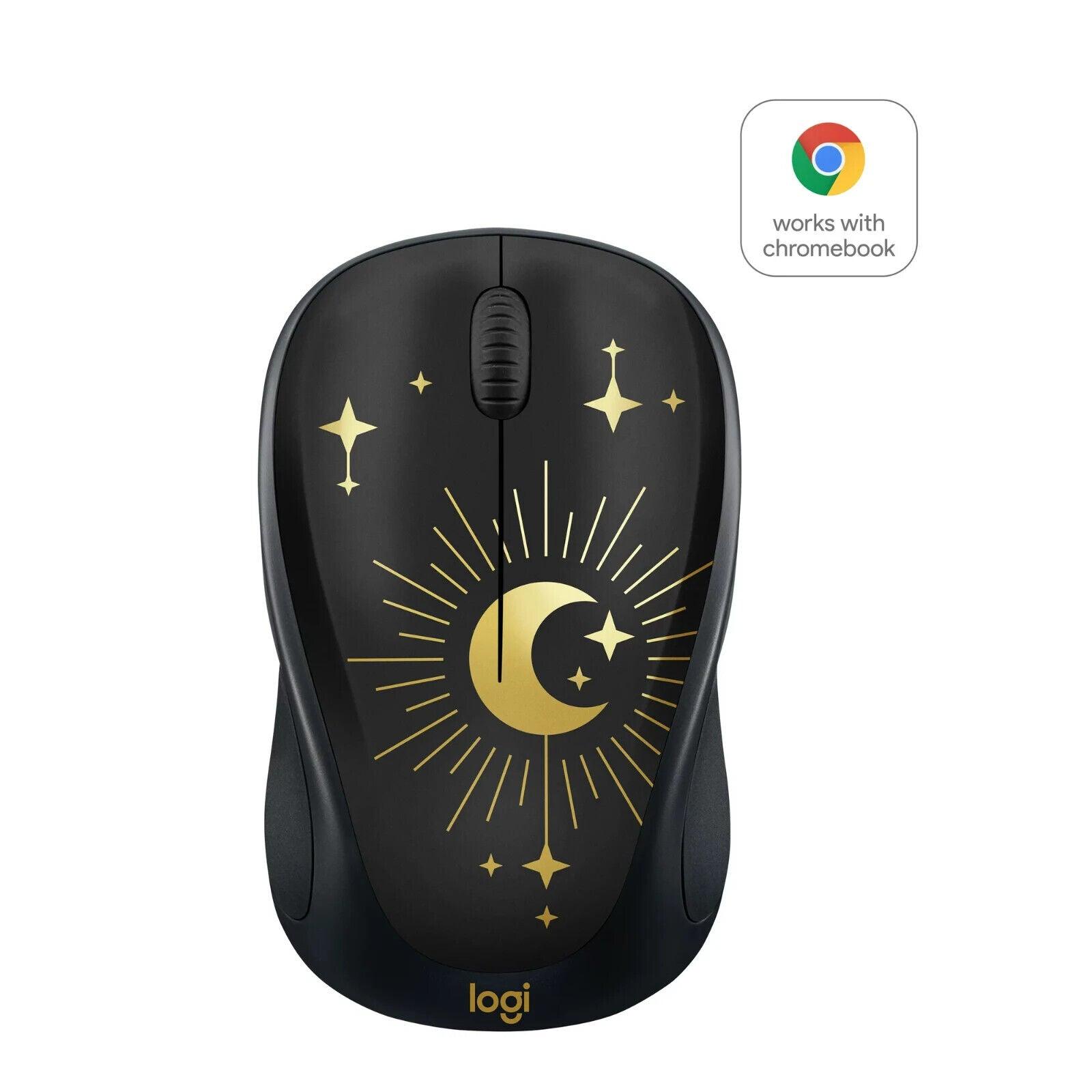 Logitech M317c Wireless Mouse 2.4 GHz with USB Receiver 1000 DPI - Magic Night™