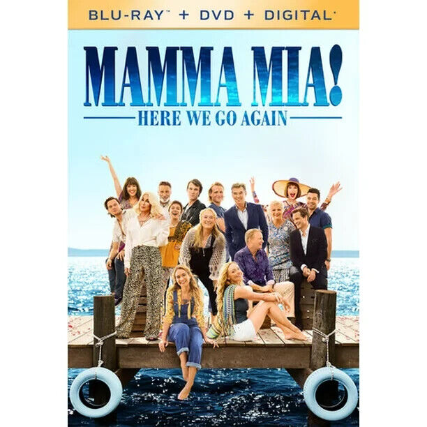 BRAND NEW SEALED! Mamma Mia!: Here We Go Again [Blu-ray + DVD + Digital