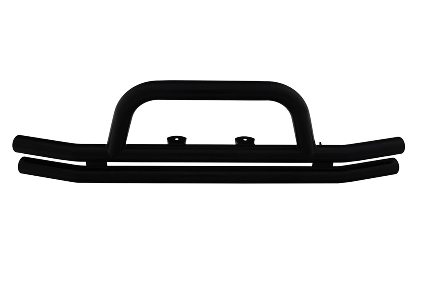 Smittybilt 3'' Double Tube Front Bumper with Hoop | Textured Black | 86620 | Fits 2007 - 2018 Jeep Wrangler JK, and 2018 - 2023 Wrangler JL, NO HARDWARE INCLUDED