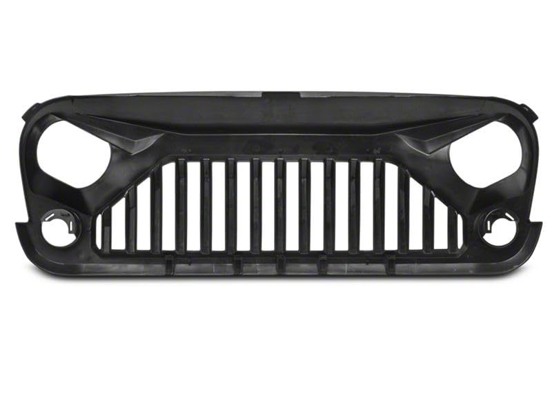 Red Rock 4x4 Gladiator Grille in Matte Black Styling Fits Jeep Wrangler JK 2007-2018