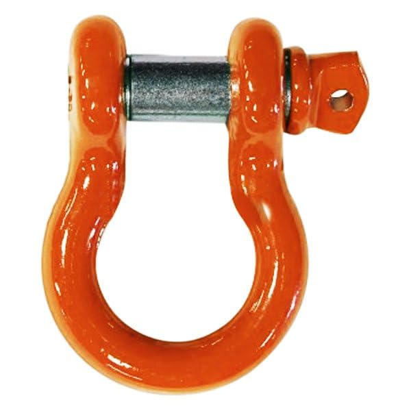 Steinjager J0045649 - Fluorescent Orange D-Ring Shackle With Screw In Pin