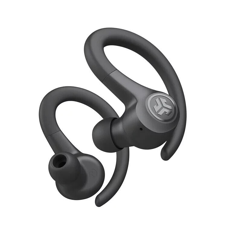 JLab Go Air Sport True Wireless Bluetooth Earbuds with Charging Case, Black