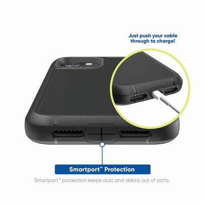 iPhone 11 Pro Protect Onn Rugged Case w/Holster & Rotating Clip WIABLK100014116