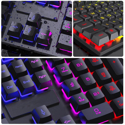 FOREV Keyboard, Wired RGB Backlit Computer Keyboard FV-Q305S (NO MOUSE)