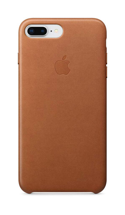 Apple iPhone 8 Plus / 7 Plus Leather Case - Saddle Brown