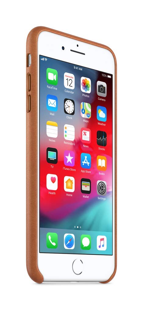 Apple iPhone 8 Plus / 7 Plus Leather Case - Saddle Brown