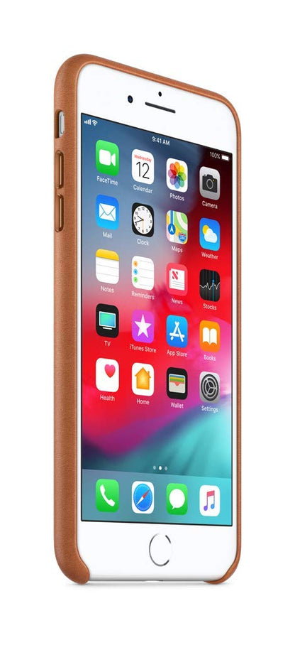 Apple iPhone 8 Plus / 7 Plus Leather Case - Saddle Brown
