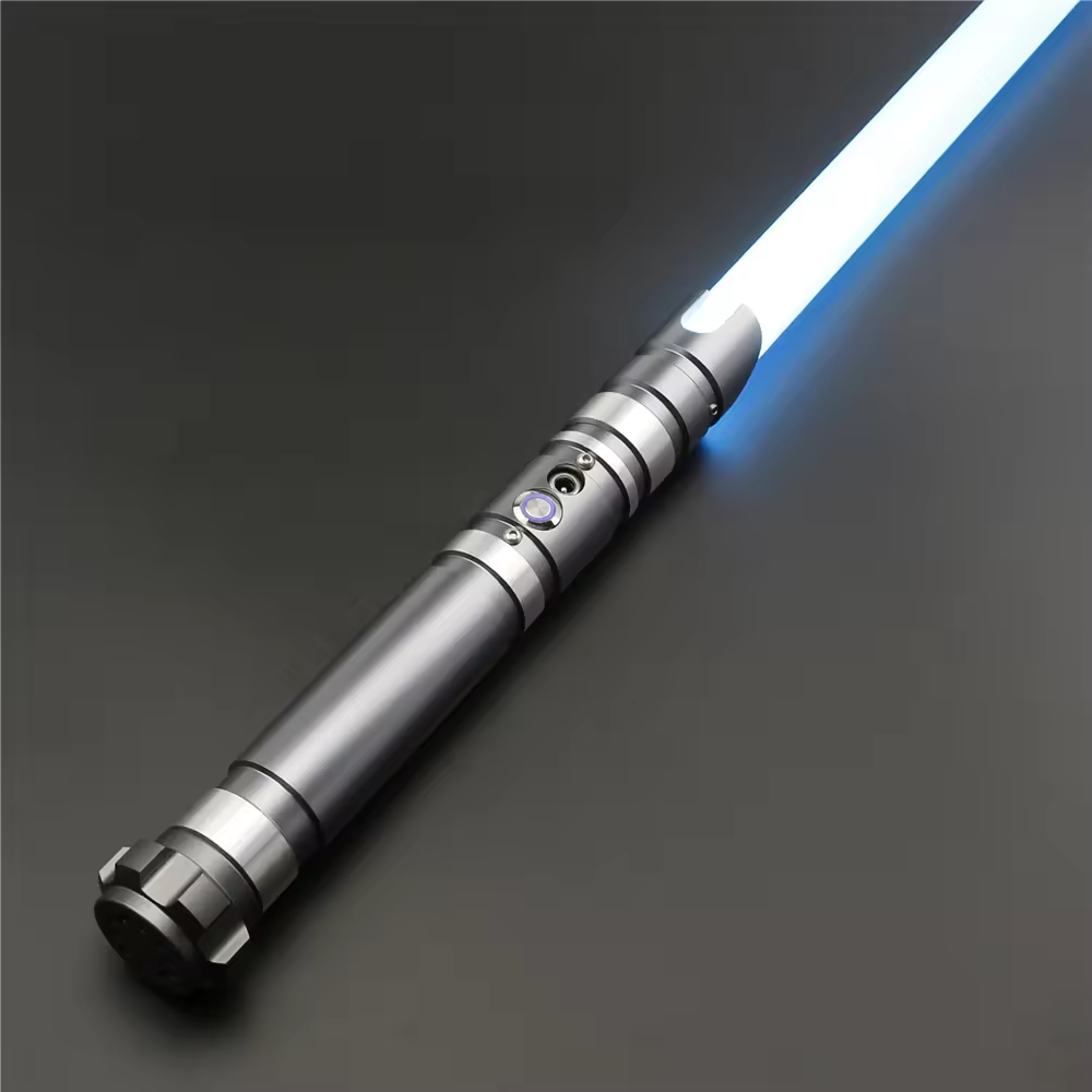 TXQ saber RGB Lightsaber 12 Colors 10 Sounds Dueling Metal Hilt Polycarbonate