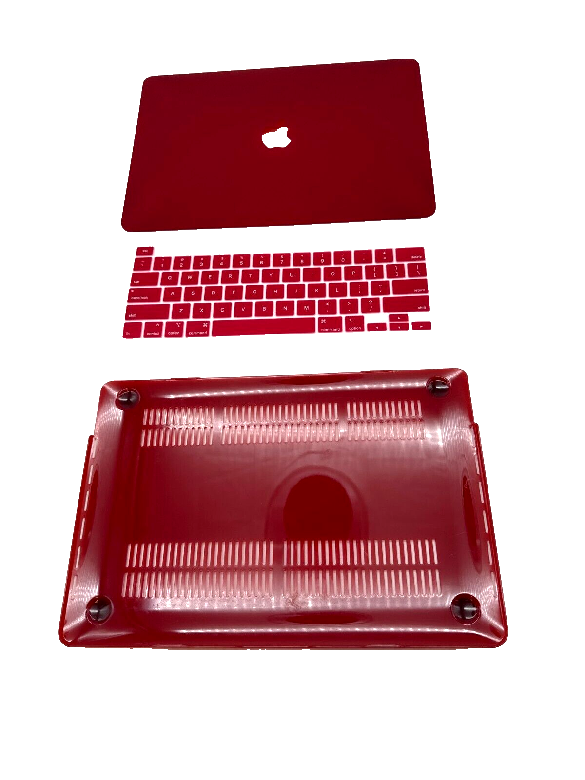 For MacBook New Pro 13" Hard Shell Cover - Vampire Red w/Keyboard cover