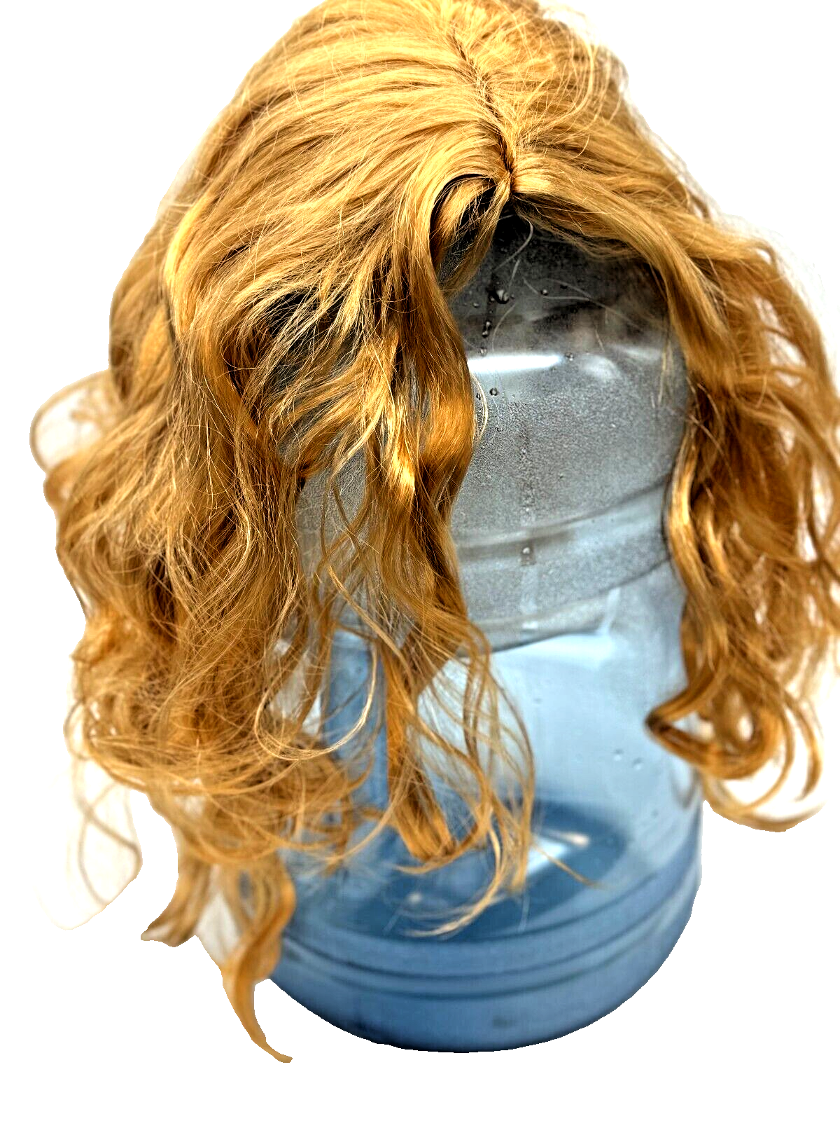 Megan-Style Adult Wig - Layered Strawberry Blonde with Elastic Lace Cap SEE NOTE