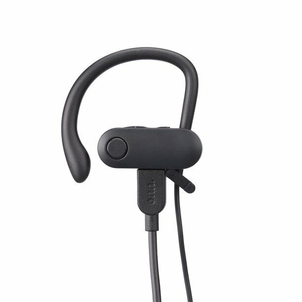 onn. Wireless Sports In-Ear Headphones, Bluetooth AAABLK100002891, Black