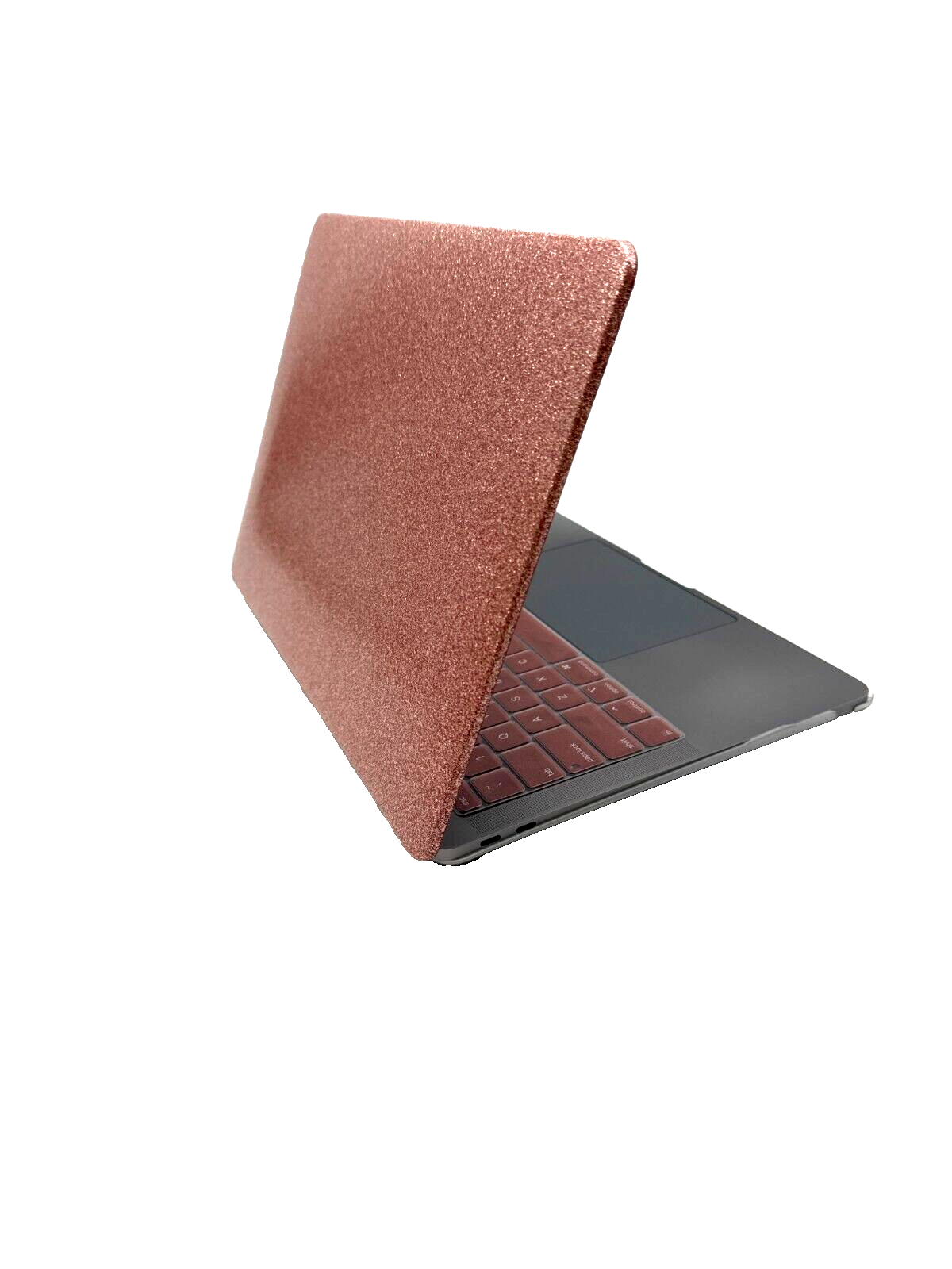 For MacBook New Air 13" Hard Shell Cover - Rose Gold Sparkle w/Keyboard cover