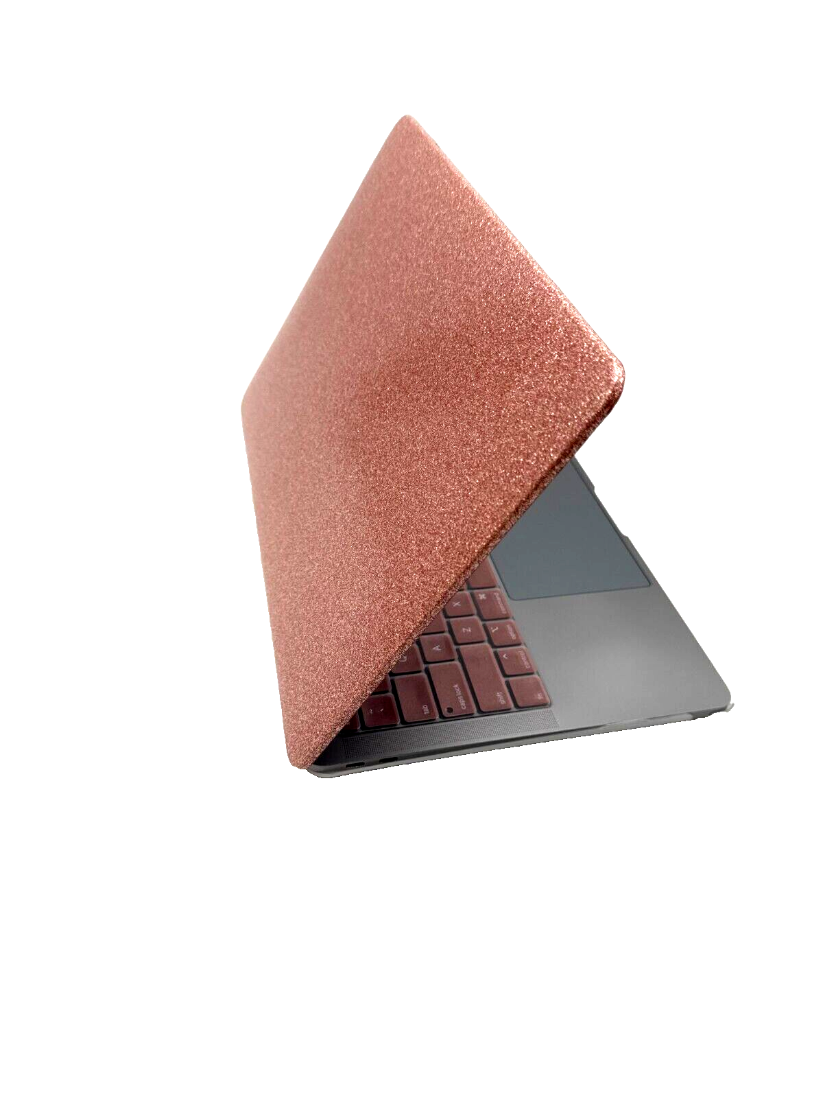 For MacBook New Air 13" Hard Shell Cover - Rose Gold Sparkle w/Keyboard cover