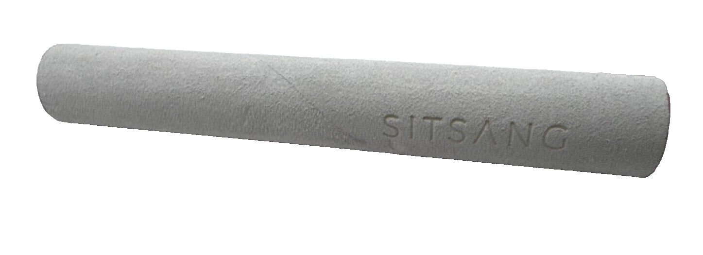 New - Hollow Gray Suede Mallet Striker - for Crystal Singing Bowls