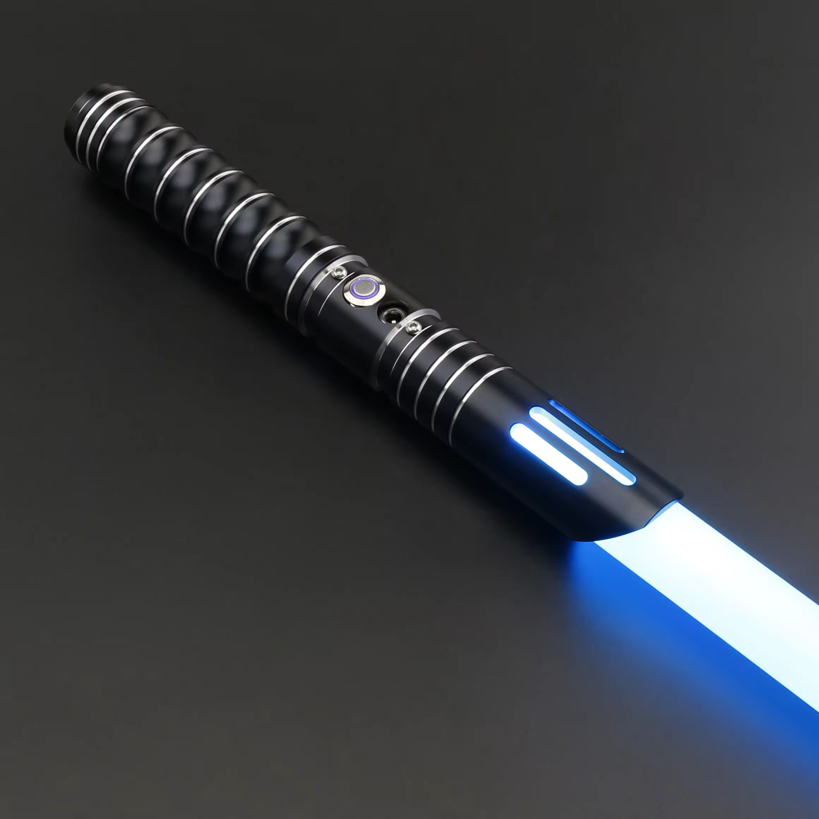 TXQ saber RGB Lightsaber 12 Colors 10 Sounds Dueling Metal Hilt Polycarbonate