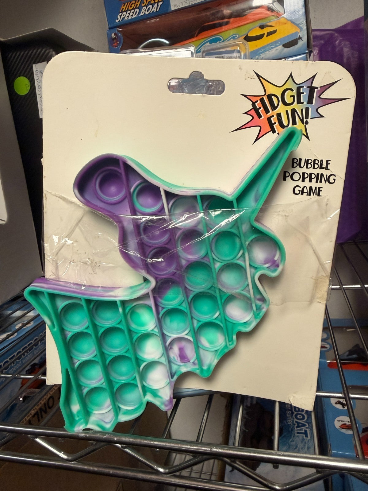 Fidget Fun Bubble Pop Sensory Popping Game, Unicorn