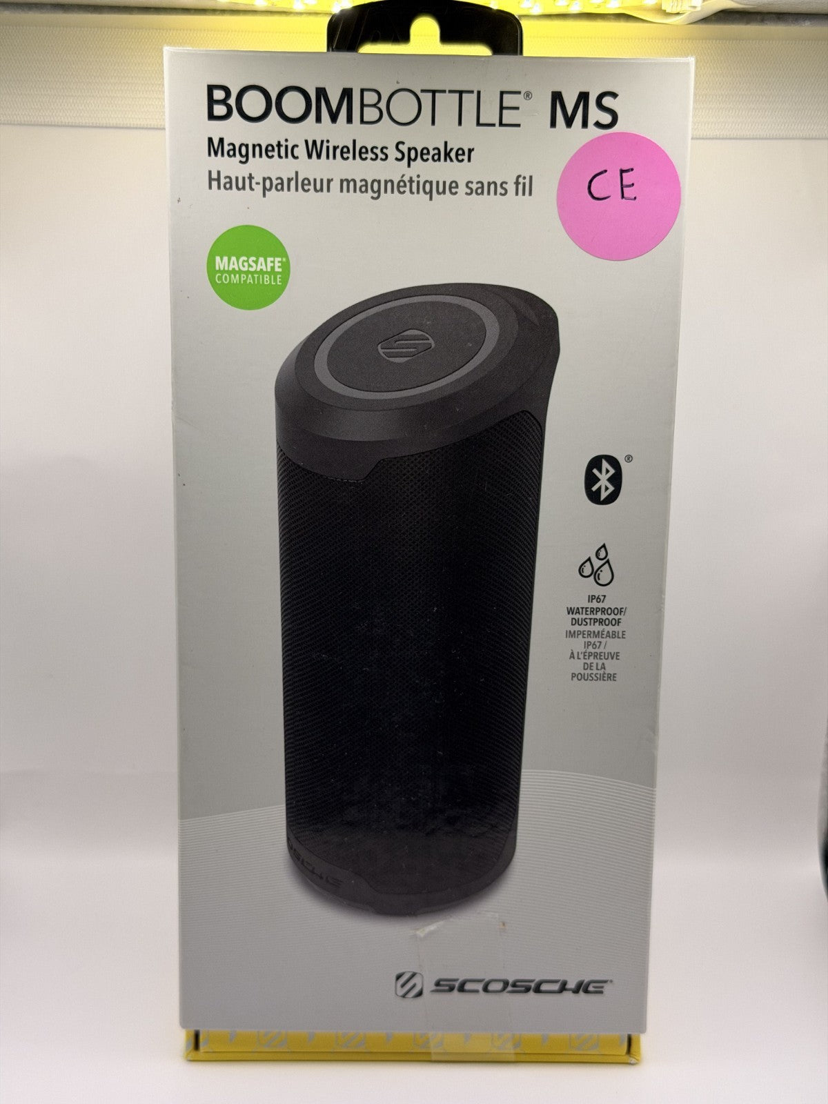 SCOSCHE BoomBottle MS Wireless Bluetooth Speaker, Waterproof, BTMSMSC1-BB2