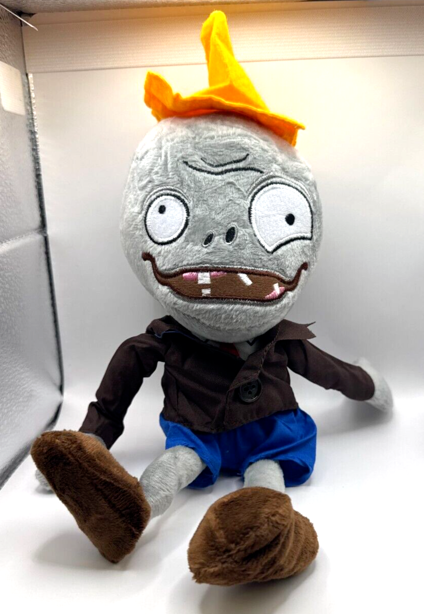 Plants vs. Zombies Cone Zombie Plushie w/Suction Cup for Hanging