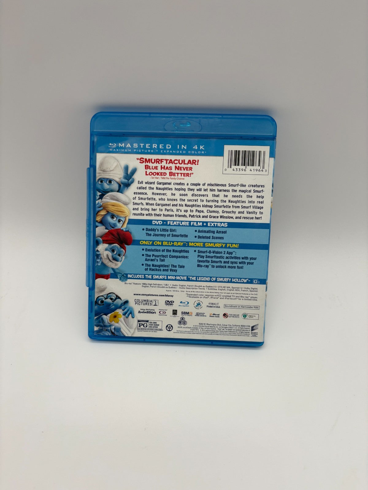 The Smurfs2 - Blu-Ray + DVD