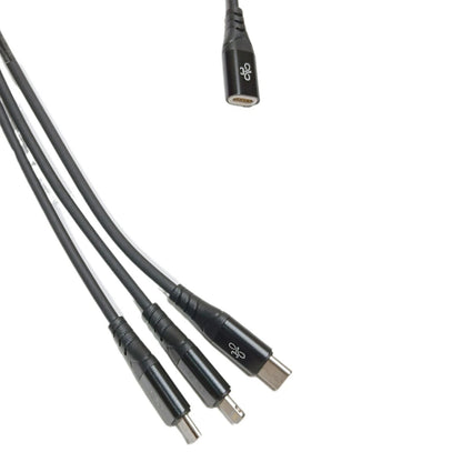 Magnetic MagSafe 2 Connector 3-in-1 Lightning Micro-USB USB-C Adapter MacBook