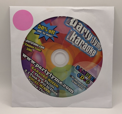 Party Tyme Karaoke Sampler CD+G | Cheap Thrills | I Took A Pill In Ibiza