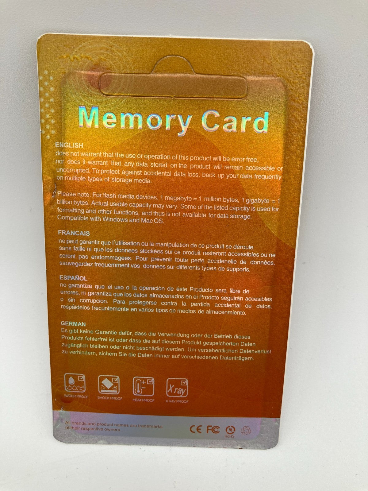 INLAND Memory Card 8GB MicroSD Flash Memory Card with Adapter